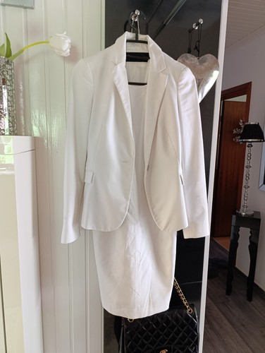 Zara kleid blazer - kleid+blazer, weiß