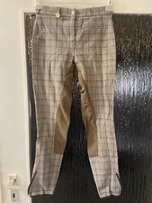 Damen Vollbesatz Reithose Gr. 36, Pikeur, braun kariert