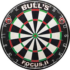 BULL'S Focus II Bristle Dart Board | Dartscheibe Dartboard Brett Scheibe Darts