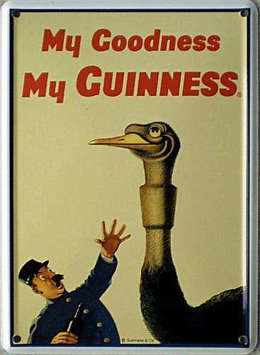 Mini blechschild guinness - guinness,