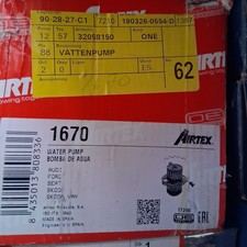 VW Golf V 1K1 POLO 9N  AIRTEX 1670 Kühlmittelpumpe Wasserpumpe