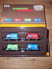 Modelleisenbahn Spur Z, Güterwagenset "Spülmittel", Märklin Miniclub 86112