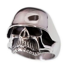 Totenkopf Ring Edelstahl Biker