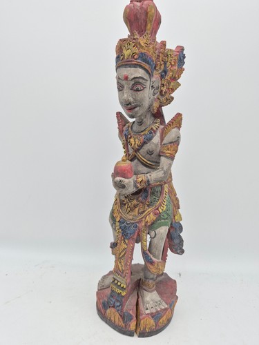 Holz skulptur asiatika vishnu - holz,