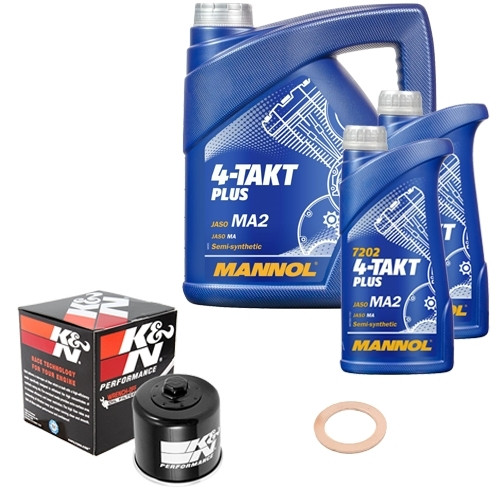 ölfilter set mannol - k&n,