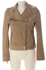 MANGO Lederjacke Damen Jacke