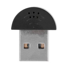 (Black)KIKYO Mini-USB-Mikrofon USB-Mikrofon Hochempfindliche