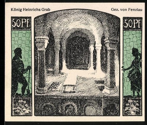 Notgeld quedlinburg 1922 50 - quedlinburg,