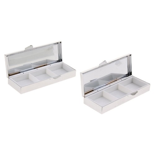 2x.Pillendose.Metall.Pillenbox