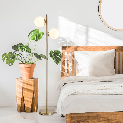 Homcom stehlampe stehleuchte - stehlampe,