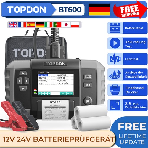 Topdon bt600 12v auto - topdon,