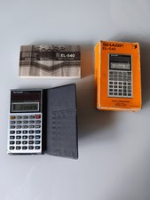 Taschenrechner Sharp El-540 Solar Cell Scientific Calculator Vintage um 1985
