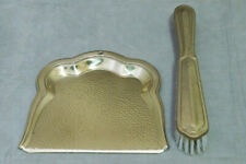 KEHRSET TISCHKEHRSET MESSINGFARBEN KEHRBLECH MIT HAMMERSCHLAG MUSTER