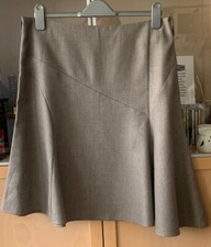 Rock Designer Gharani Strok Beige Asymmetrisch Gr 14 (40) Neu