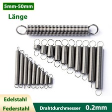 10 Stück Miniatur Zugfeder