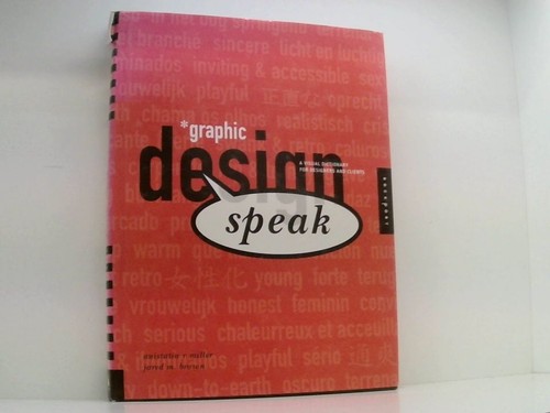 Graphic design speak - a, visual