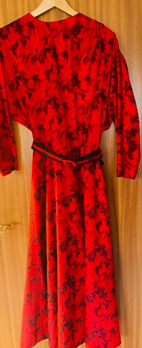 Elegantes damenkleid rot - damenkleid,
