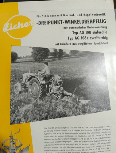 Original prospekt eicher - original,