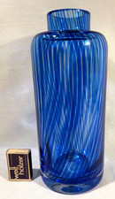 Schwere Vase; Glas; Rosenthal
