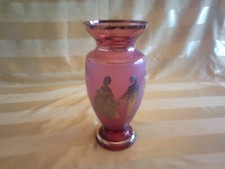 Bohemia Glas Vase mit Barock