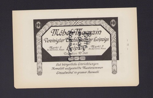 Leipzig werbung 1910 - werbung,