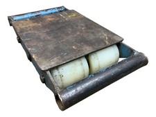 Pfaff Panzerrolle Schwerlastrolle Transportfahrwerk Silberblau 23x26cm 47320