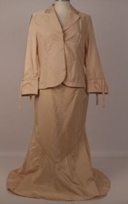 Sonja Kiefer Outfit Set Rock Blazer creme Damen Gr. L+ festlich Abendgarderobe