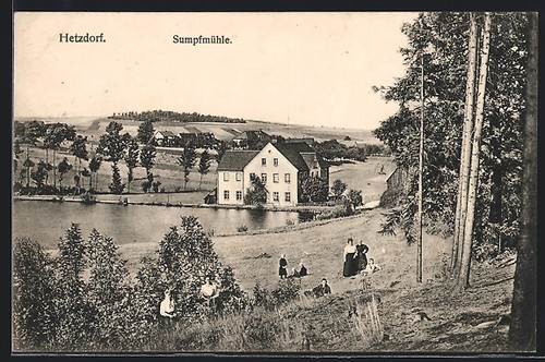Ansichtskarte hetzdorf - hetzdorf, /