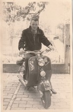 Foto AK junger Mann auf NSU