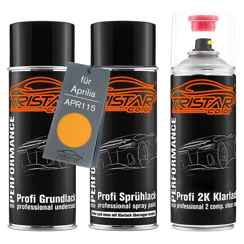 Motorradlack spraydosen set - 2k,
