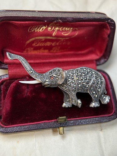 Brosche elephant silber - elephant,