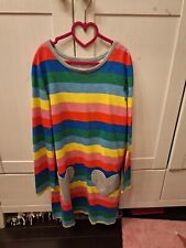 Mini Boden Edel  Kleid bunt gestreift Herzchentaschen Gr. 152 11 Jahre NEU !