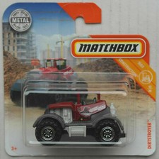 Matchbox Dirtstroyer weinrot/grau Neu/OVP Traktor Tractor Schlepper Bauernhof