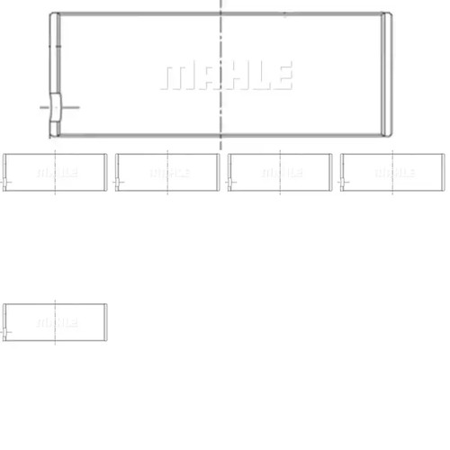 Pleuelpfanne mahle für - 6,