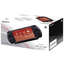 PSP - Konsole Street E1004 #schwarz / Charcoal Black + Stromkabel mit OVP