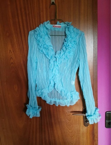 Chiffon pailletten bolero - chiffon,