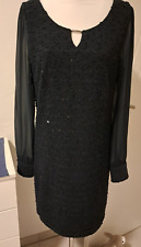 Pailettenkleid Abendkleid Silvester/Party  Gr. 38/40 C&A blau