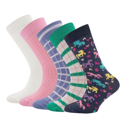 5er pack baumwollsocken - 5er,