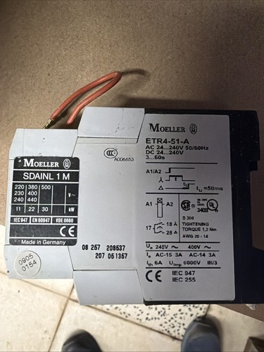 Moeller zeitrelais etr4 a - zeitrelais, etr4-51-a
