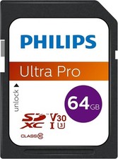 Original Philips Ultra Pro 64GB SDXC Speicherkarte, sehr guter Zustand