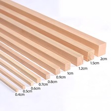 Holzleiste Buche Natur Leiste Flachleiste Holz Stab unbehandelt Lange 100/300mm