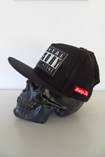 Damp Lush Parental Advisory Explicit Content Snapback Cap Bl/W