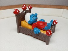 Schleich Superschlumpf im Bett- 40240 - Schlümpfe smurf in bed Schlumpf 