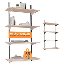 Wandregal weiß anthrazit