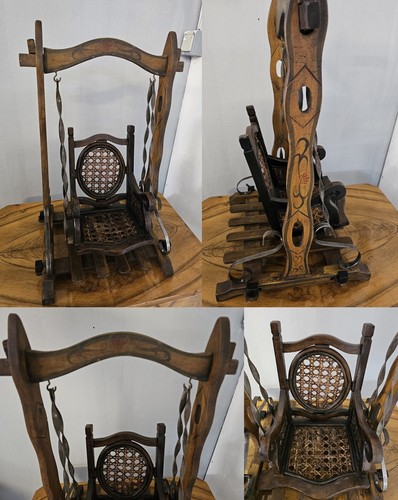 Antiker puppenschaukelstuhl - antiker,