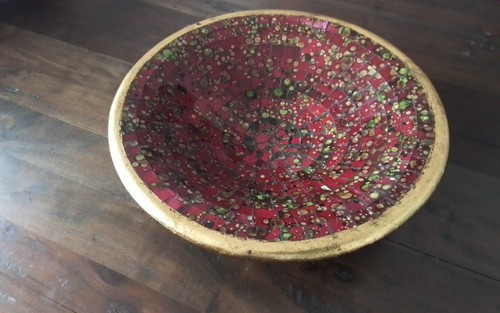 Mosaikschale rund