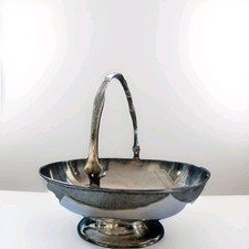 Schale, oval, versilbert mit