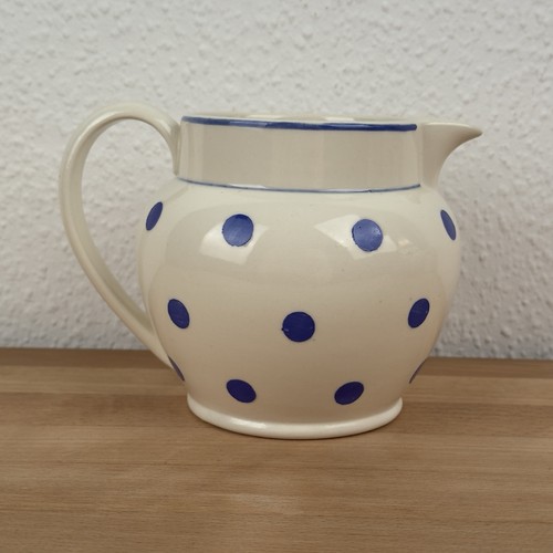 Vintage milchkanne weiß blau - vintage,