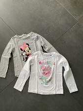 H&M ~ Minnie Mouse/Pepa Wutz, 2er Set, Mädchen 👧 Gr. 122/128, NEU