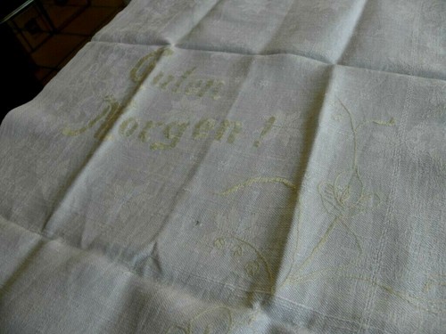 Leinen damast handtuch - leinen,